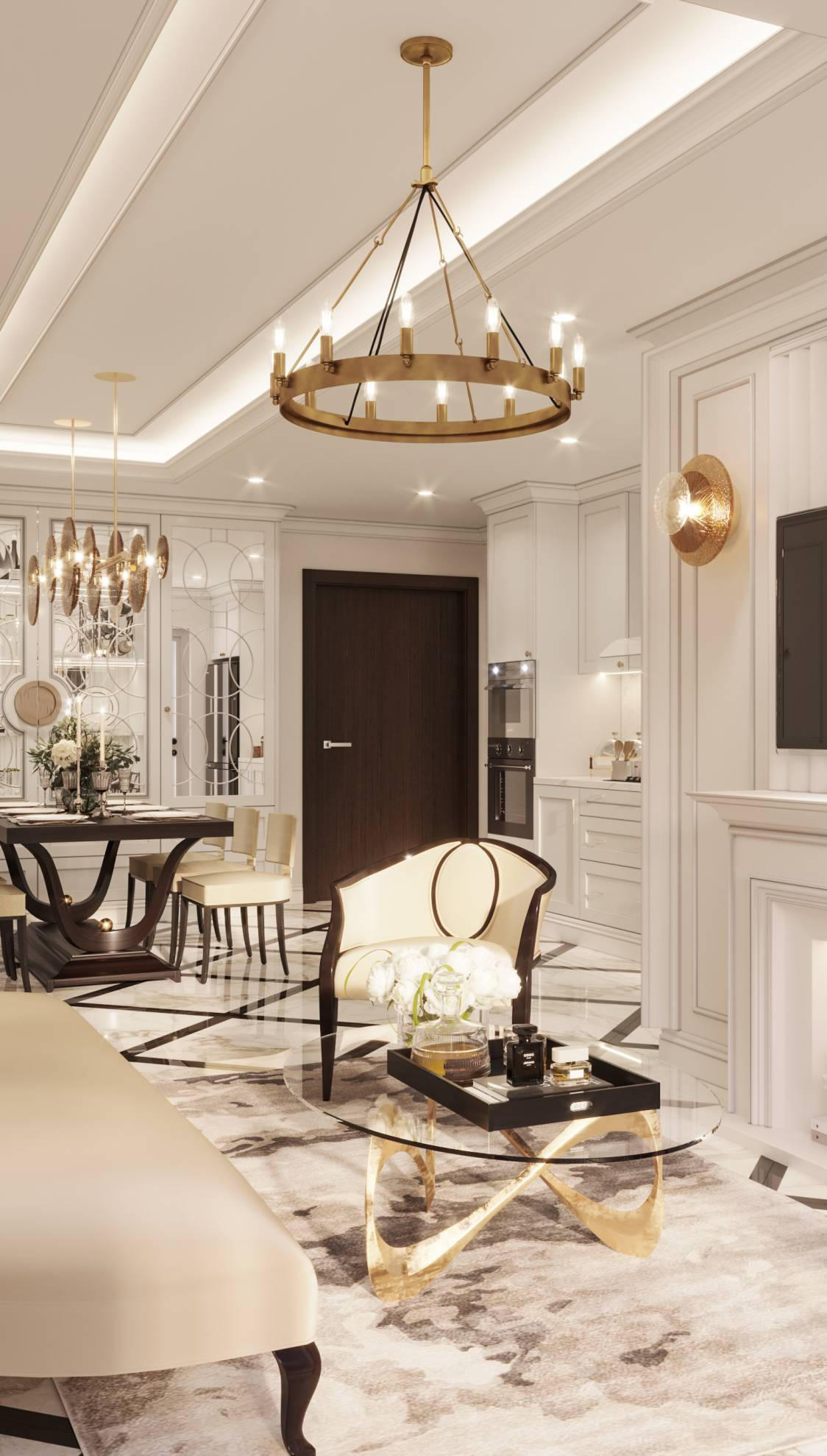 THIẾT KẾ CĂN HỘ CELADON CỔ ĐIỂN CỰC SANG TRỌNG